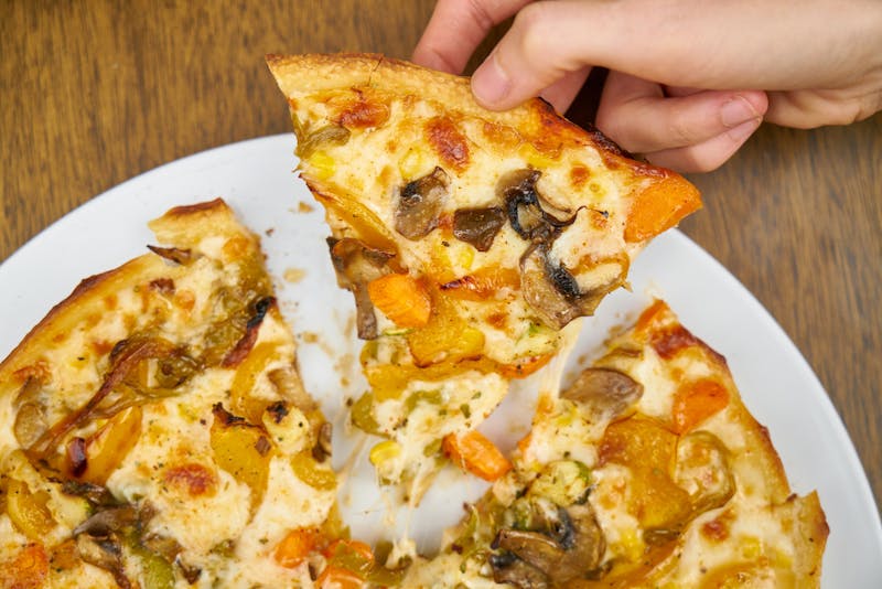 Pepperoni pizza with extra cheese